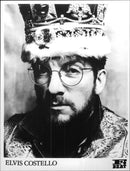 Elvis Costello's album "King of America" - Vintage Photograph