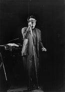Elvis Costello appears in the Stockholm Concert Hall - Vintage Photograph