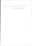 Elvis Costello - Vintage Photograph