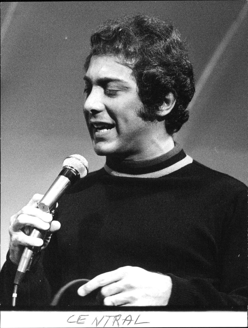 Paul Anka appearing at Grona Lund - Vintage Photograph