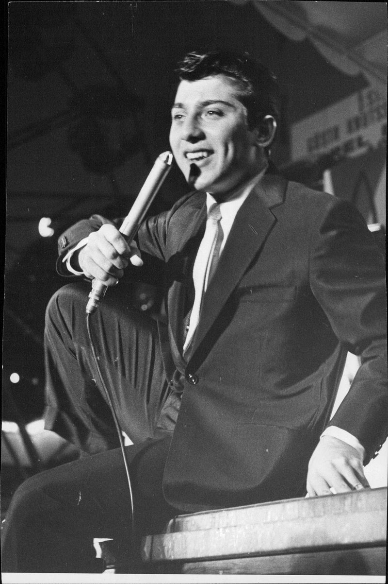 Paul Anka appearing at Grona Lund - Vintage Photograph