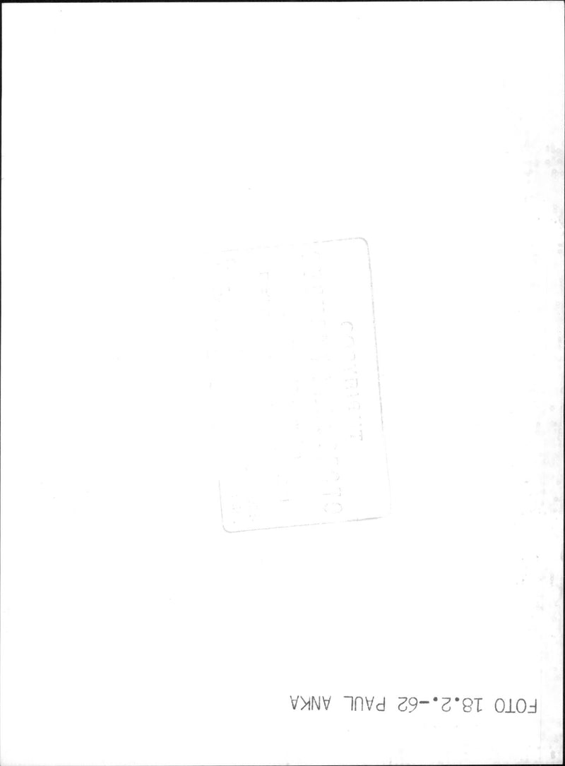 Paul Anka plays the piano - Vintage Photograph