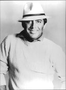 Singer Paul Anka during his tour in Sweden - Vintage Photograph