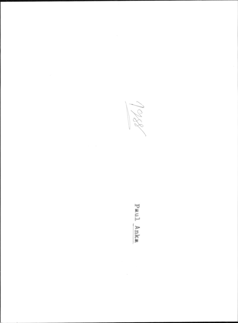 Singer Paul Anka during his tour in Sweden - Vintage Photograph