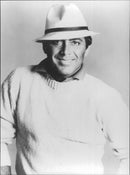 Singer Paul Anka during his tour in Sweden - Vintage Photograph