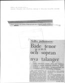 Annelie Alhanko and Staffan Scheja the stairs off the stage at the opera concert - Vintage Photograph