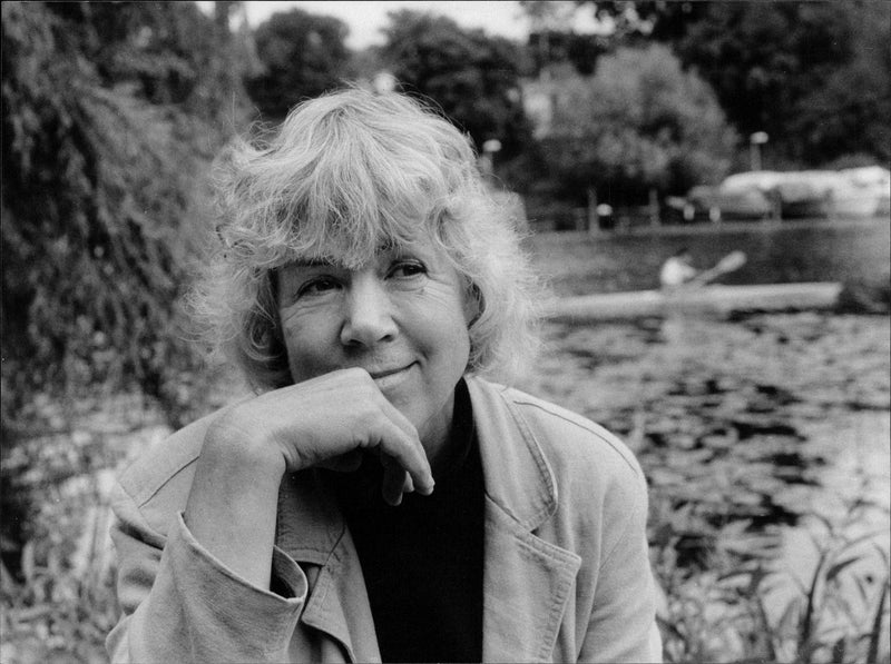 Inger AlfvÃ©n, writer - Vintage Photograph