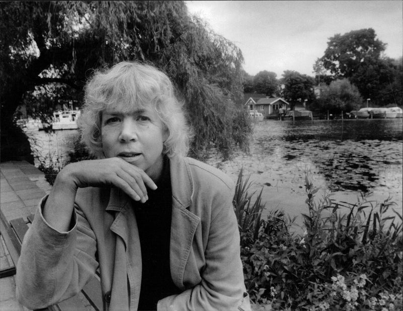 Inger AlfvÃ©n, writer - Vintage Photograph