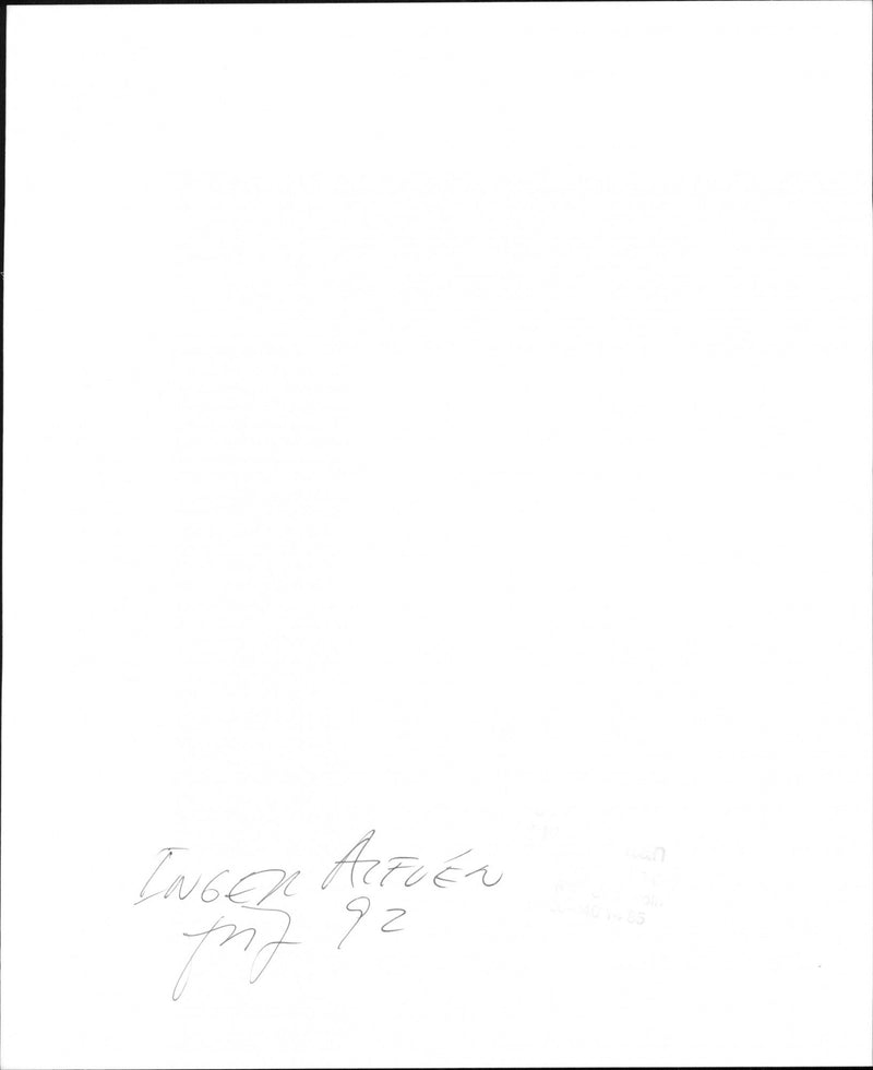 Inger AlfvÃ©n, writer - Vintage Photograph