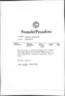 Inger AlfvÃ©n, writer - Vintage Photograph