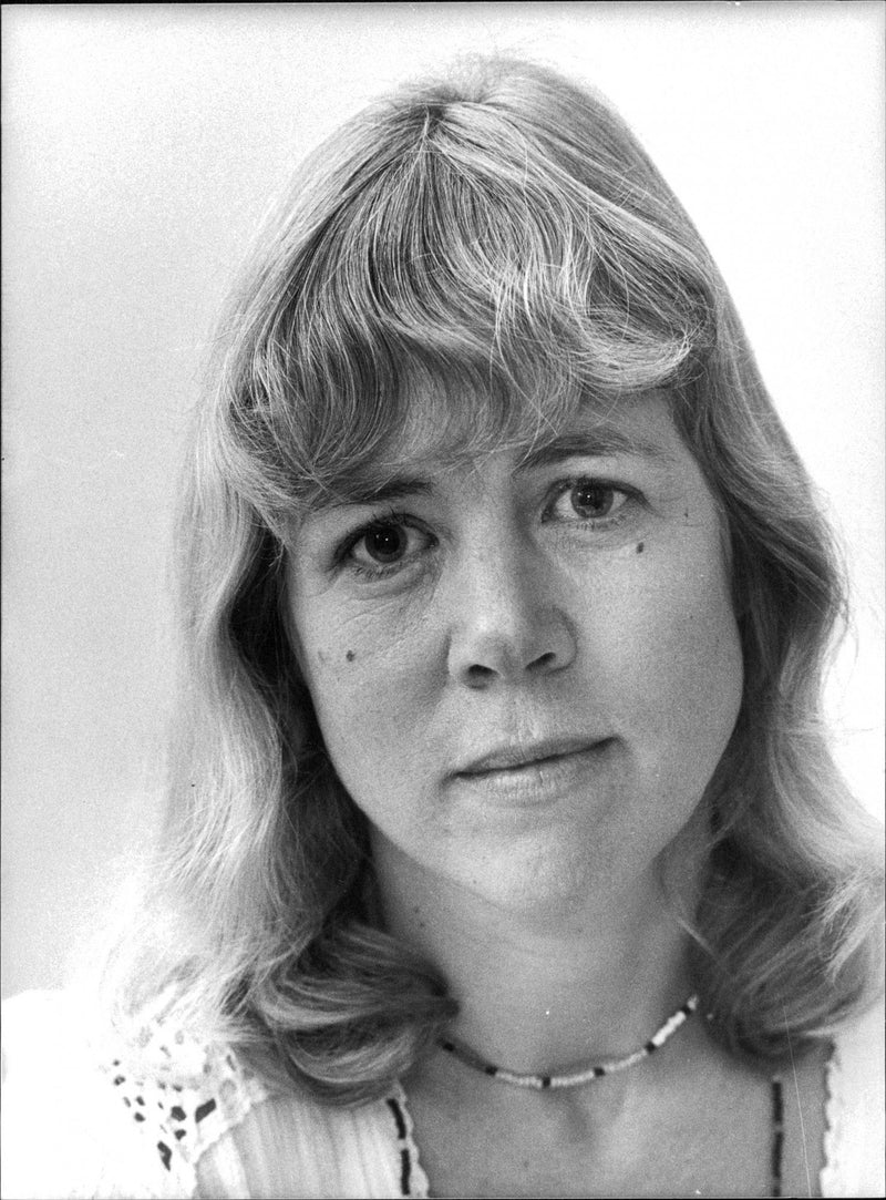 Inger AlfvÃ©n, writer - Vintage Photograph