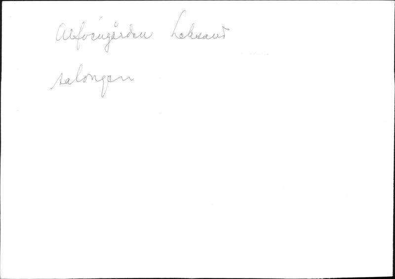 Music room in Hugo AlfvÃ©n's farm in Leksand - Vintage Photograph