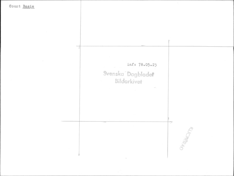 Count Basie jazz musicians - Vintage Photograph