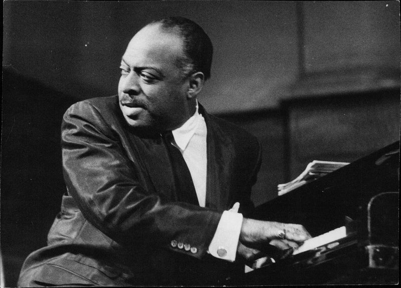 Count Basie at the Concert Hall - Vintage Photograph