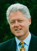 Bill Clinton at the State visit in Germany - Vintage Photograph