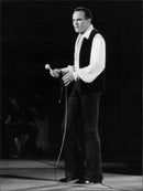 Harry Belafonte appears in the Stockholm Concert Hall - Vintage Photograph