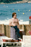 Artist Bono on holiday - Vintage Photograph