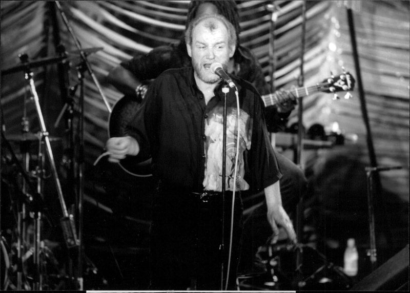 Joe Cocker appearing at jazz festival - Vintage Photograph