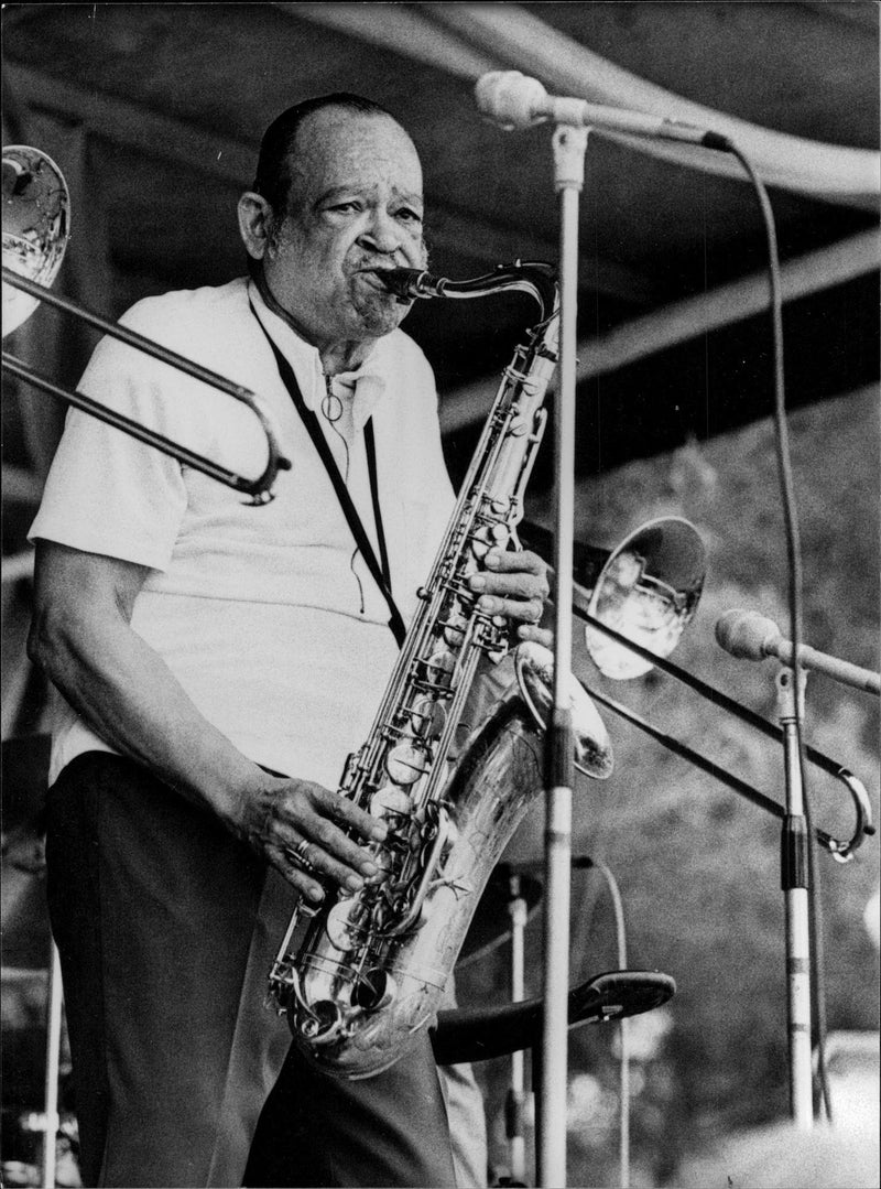 Arnett Cobb, jazz musician - Vintage Photograph