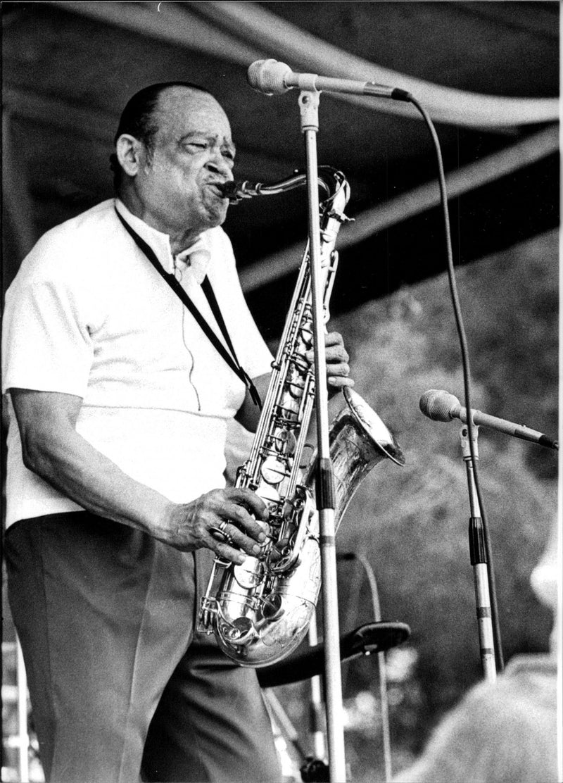 Arnett Cobb, jazz musician - Vintage Photograph