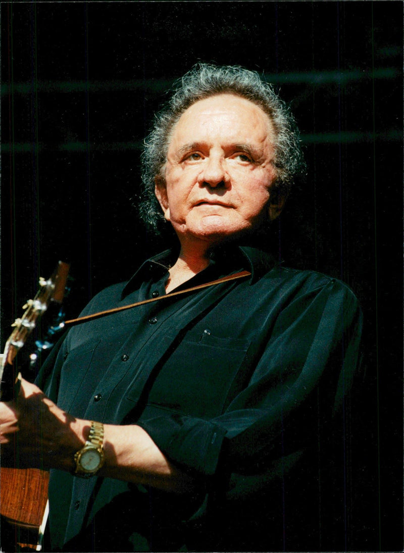 Johnny Cash appears on Lollipop - Vintage Photograph