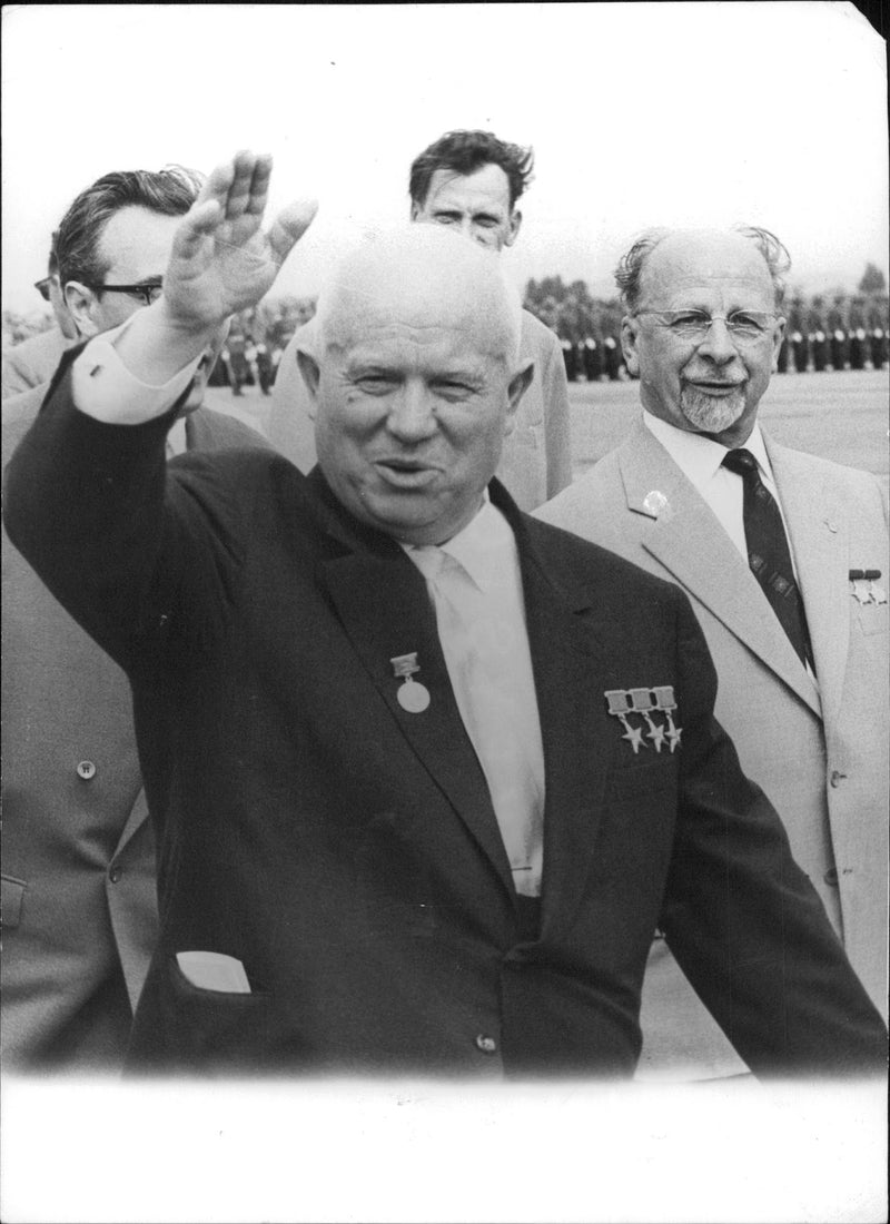 Politicians Nikita Khrushchev - Vintage Photograph