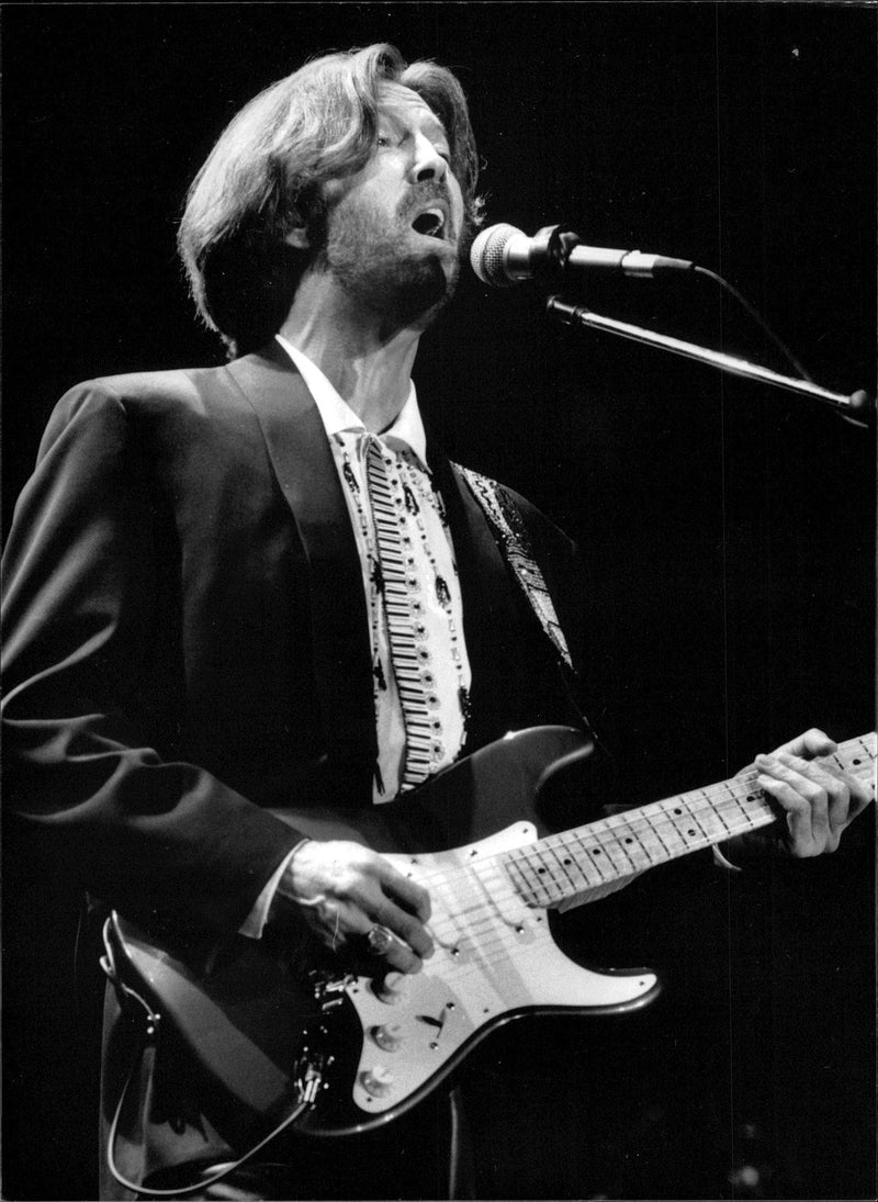 Musician Eric Clapton - Vintage Photograph