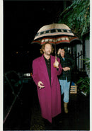 Eric Clapton in a long purple gown - Vintage Photograph