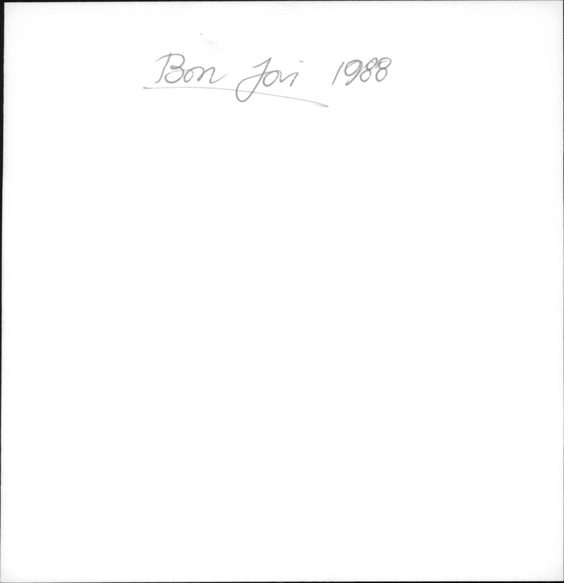 The rock band Bon Jovi - Vintage Photograph