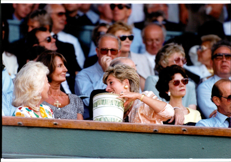 Princess Diana in the audience - Vintage Photograph