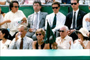 Princess Diana was in the audience at Salem Open tennis - Vintage Photograph