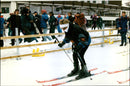 Princess Diana on a skiing holiday in Lech am Arlberg - Vintage Photograph