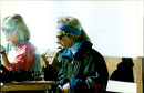 Princess Diana on a skiing holiday in Lech am Arlberg. Here with her friends Kate Menzies and Catherine Soames - Vintage Photograph