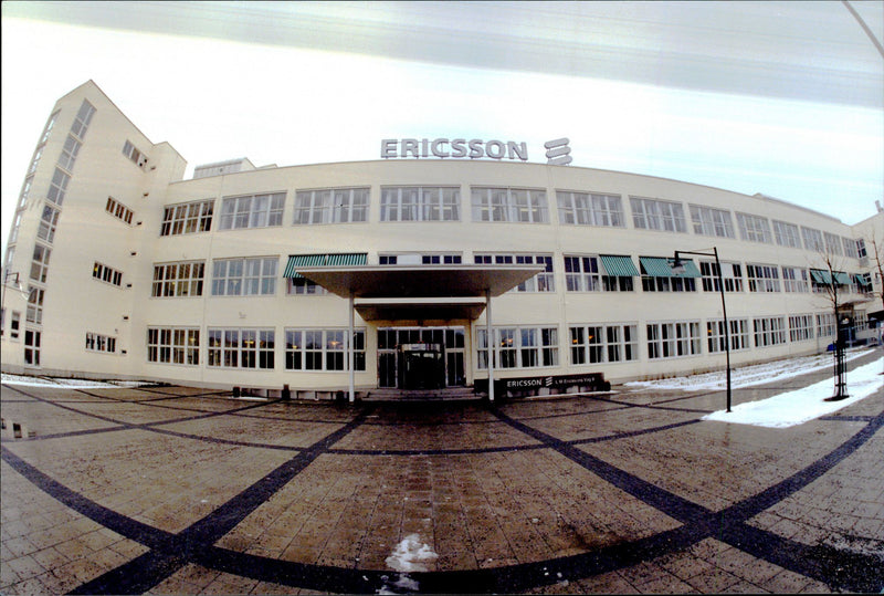 Ericsson headquarters in the center of the capital - Vintage Photograph