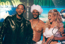 Will Smith, Damon Wayans and Pamela Anderson visited the Monaco Music Awards. - Vintage Photograph