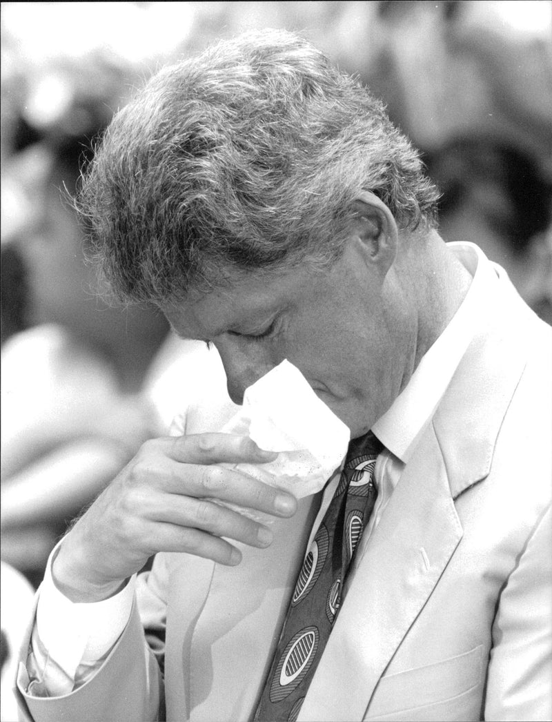 President Bill Clinton - Vintage Photograph