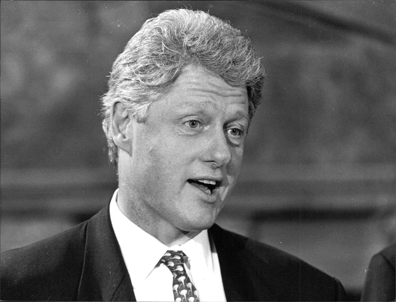 President Bill Clinton - Vintage Photograph