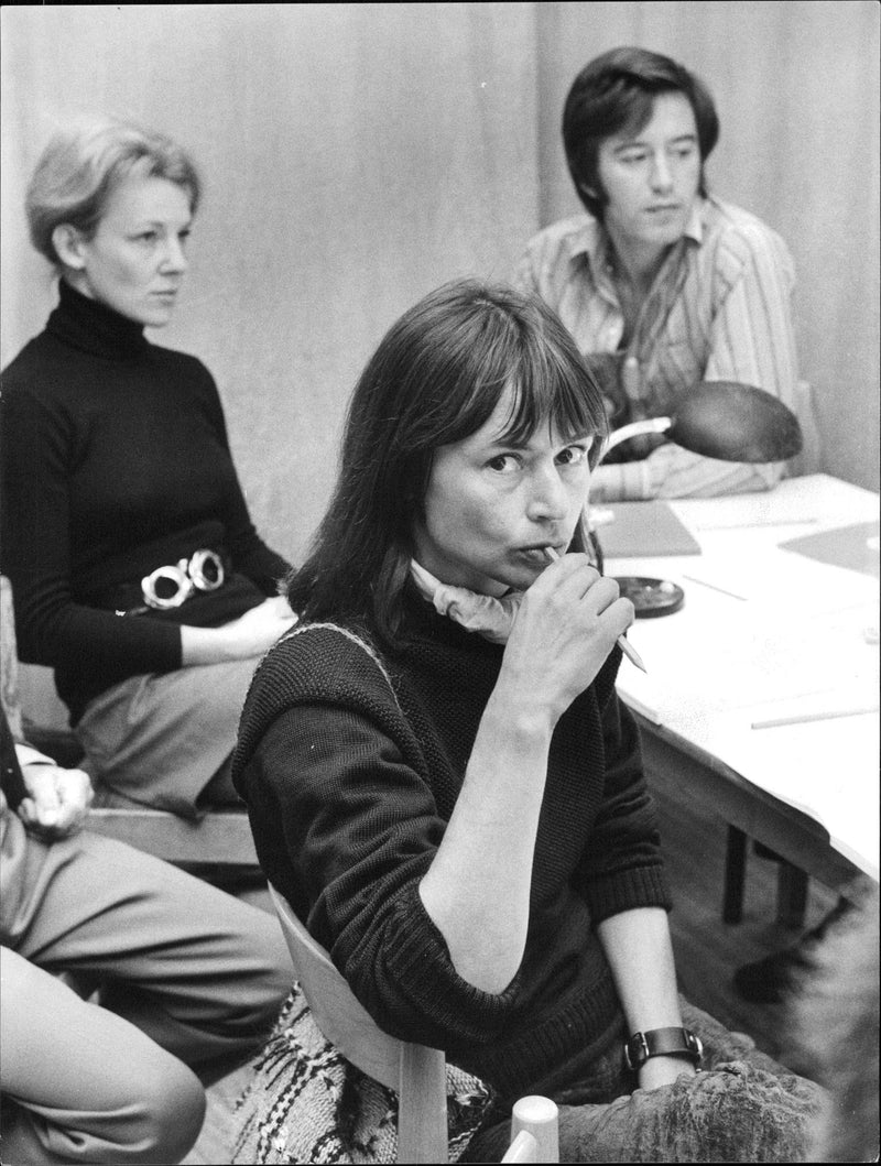 Harriet Andersson during the rehearsal of "Blood Wedding" - Vintage Photograph