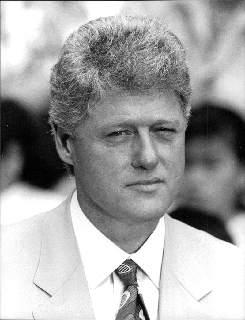 President Bill Clinton - Vintage Photograph