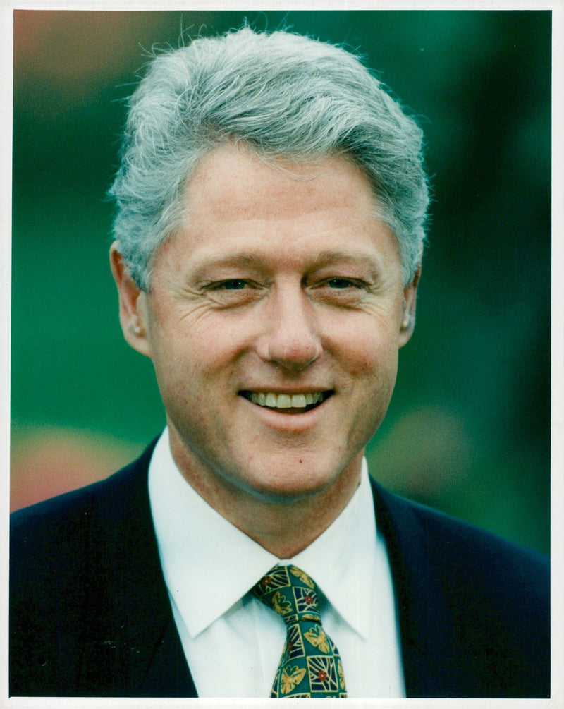 President Bill Clinton - Vintage Photograph