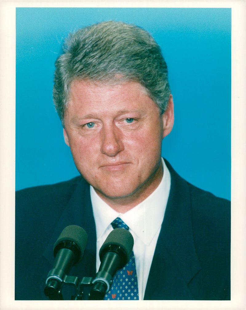 President Bill Clinton - Vintage Photograph