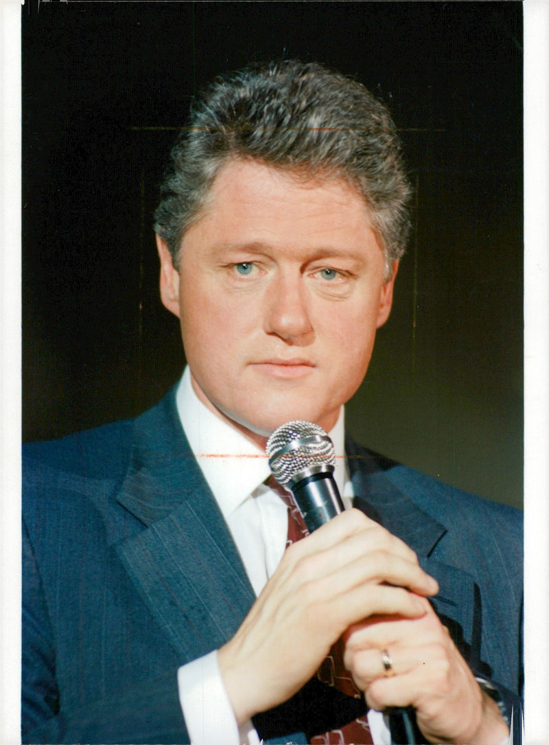 President Bill Clinton - Vintage Photograph