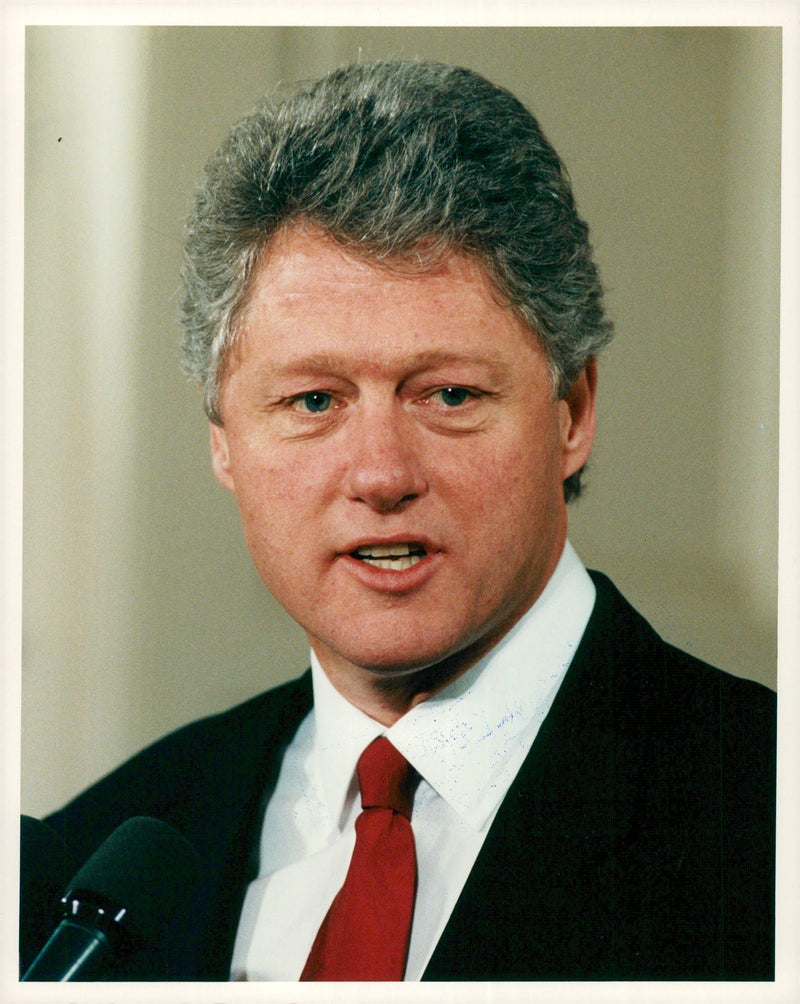 President Bill Clinton - Vintage Photograph