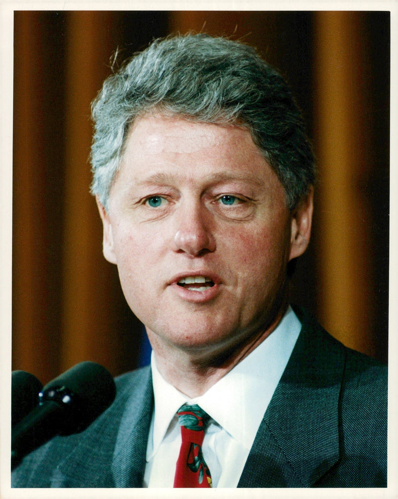 President Bill Clinton - Vintage Photograph