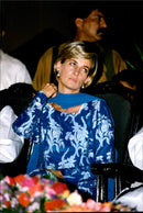 Princess Diana during her state visit to Pakistan - Vintage Photograph