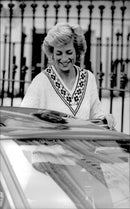 The Paparazzi movie of Princess Diana was taken when she left Prince William on the first day of the semester. - Vintage Photograph