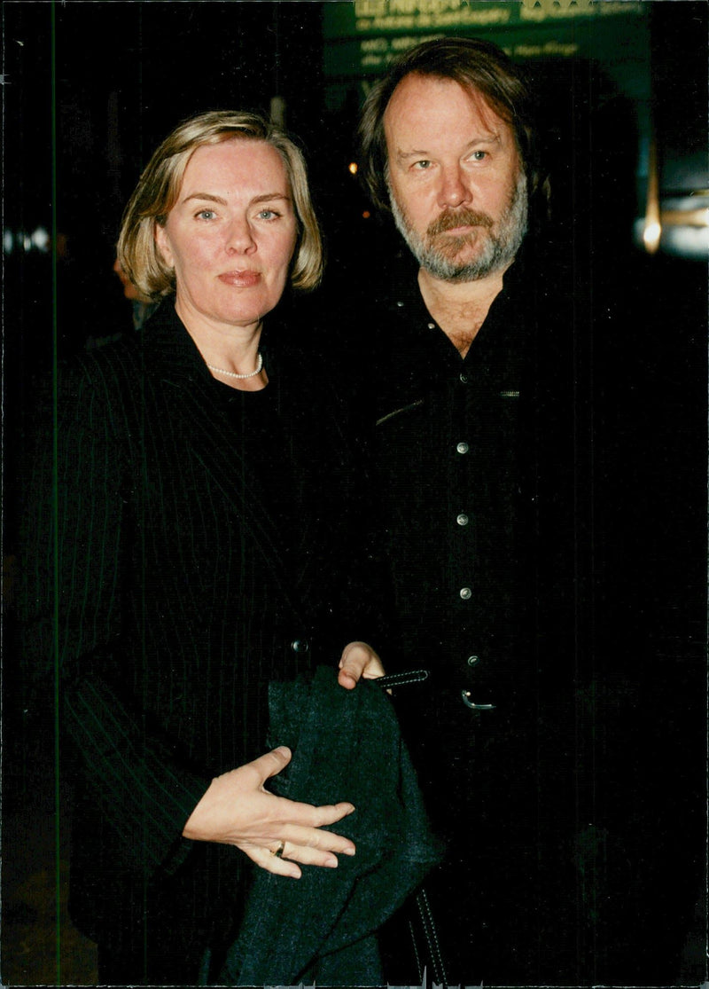 Benny Andersson and his wife Mona NÃ¶rklit - Vintage Photograph