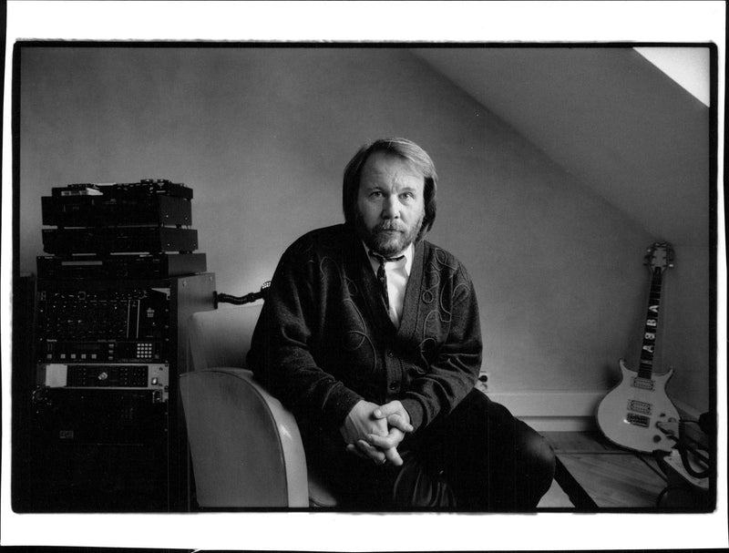 The composer and musician Benny Andersson - Vintage Photograph