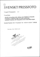 The poet Dan Andersson - Vintage Photograph