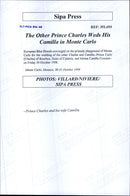 Prince Charles of Bourbon together with his wife Camilla - Vintage Photograph